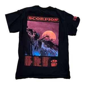 2018 Drake Scorpion T-Shirt World Tour Mens Medium Black Concert Music Rap Tee
